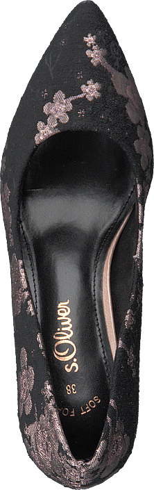 S.Oliver - 5-5-22414-21 056 Blk Rose Flower