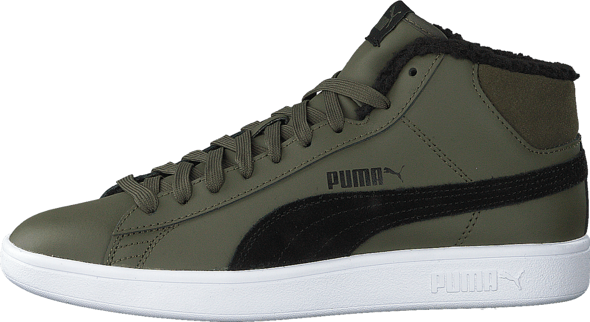 Puma Smash V2 Mid Wtr L Forest Night-puma Black