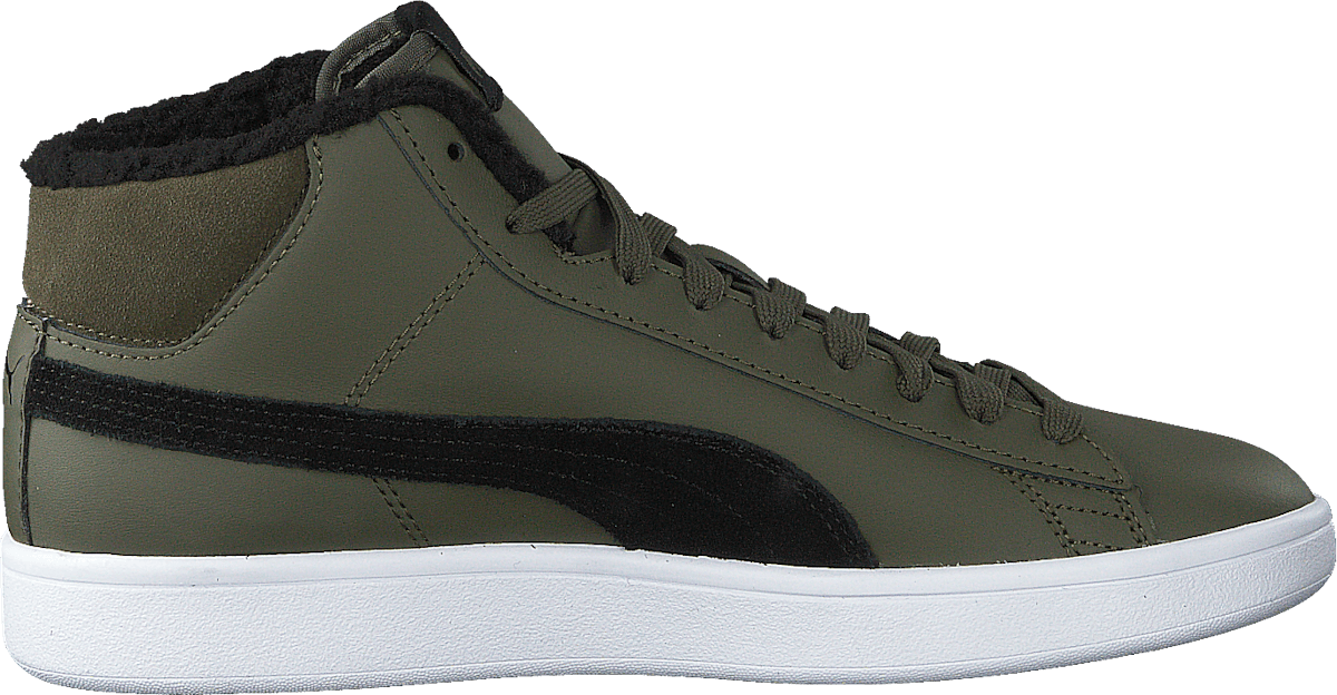 Puma Smash V2 Mid Wtr L Forest Night-puma Black