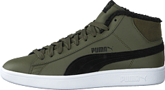Puma - Puma Smash V2 Mid Wtr L Forest Night-puma Black