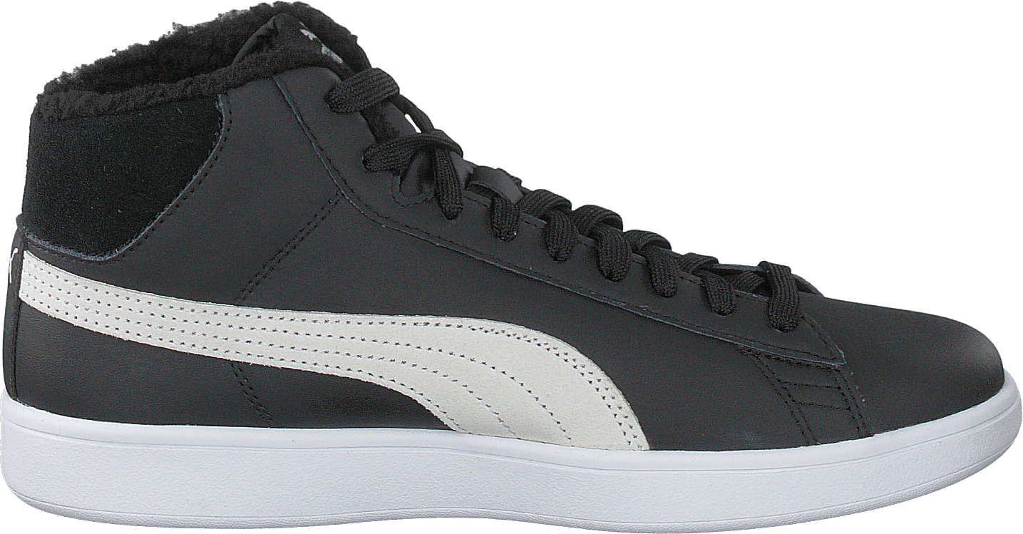 Puma Smash V2 Mid L Fur Jr Puma Black-puma White - Bild 2