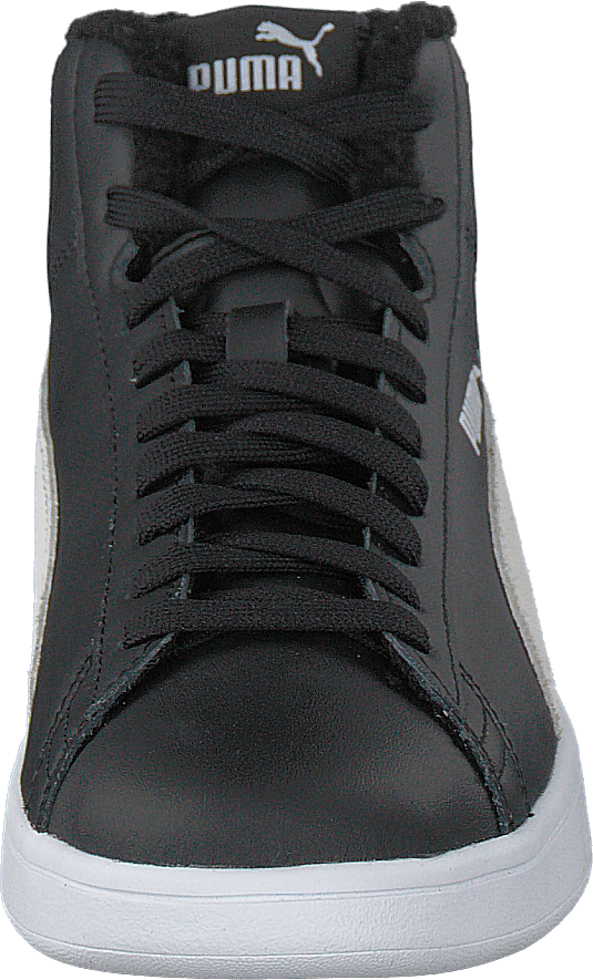 Puma Smash V2 Mid L Fur Jr Puma Black-puma White - Bild 4