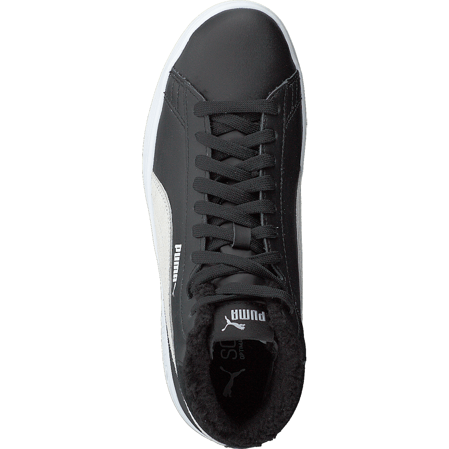 Puma Smash V2 Mid L Fur Jr Puma Black-puma White - Bild 6