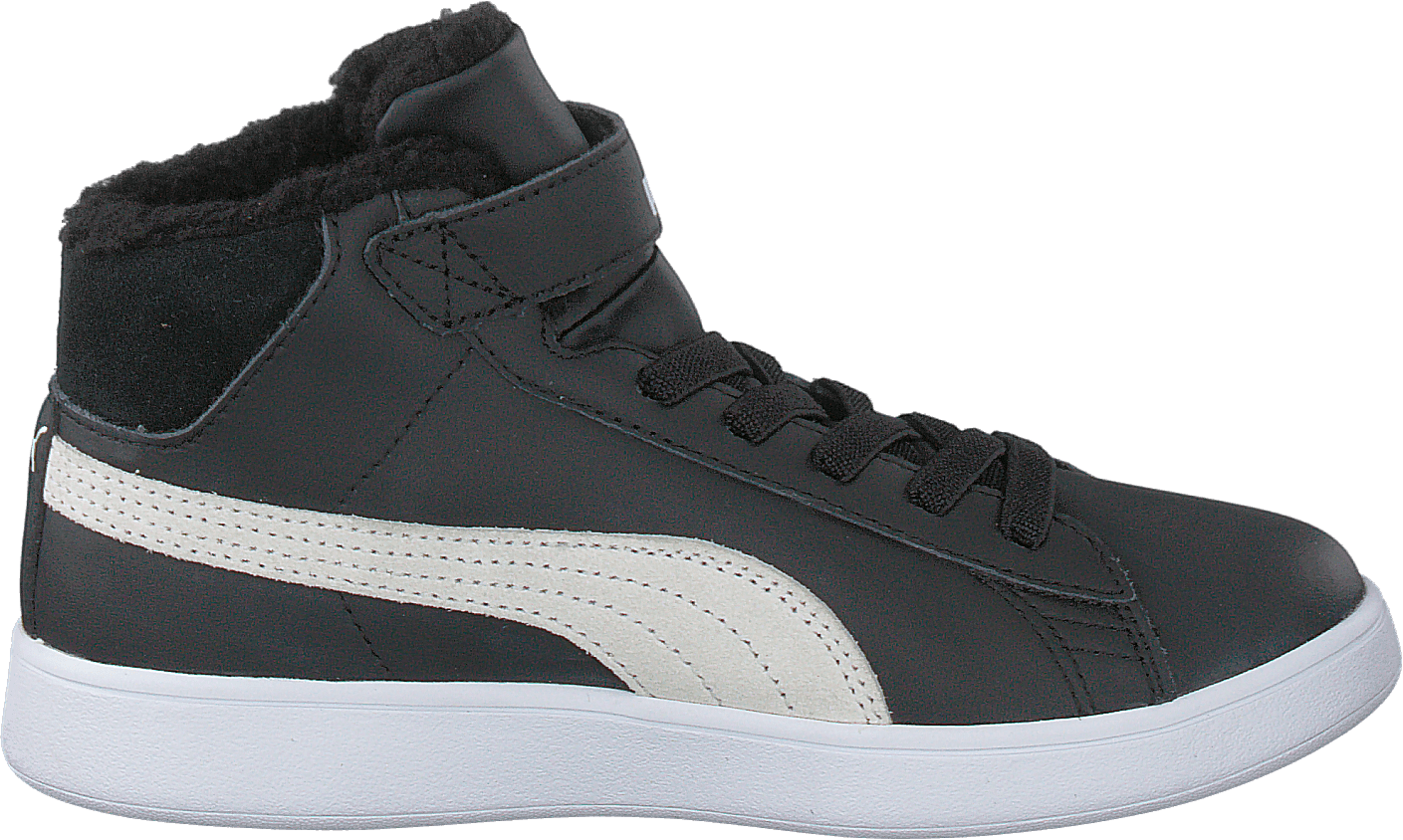 Puma Smash V2 Mid L Fur V Ps Puma Black-puma White - Bild 2