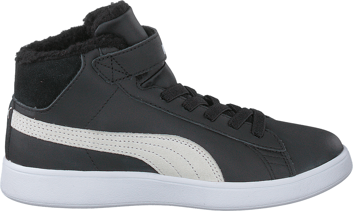 Puma Smash V2 Mid L Fur V Ps Puma Black-puma White