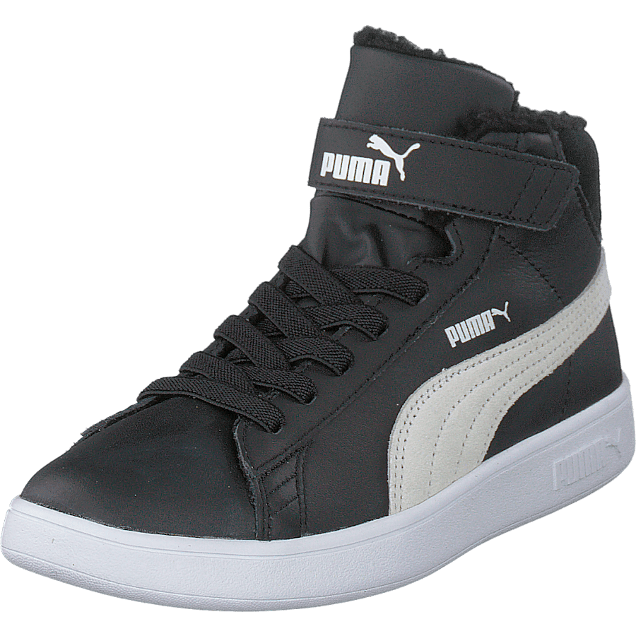 Puma Smash V2 Mid L Fur V Ps Puma Black-puma White - Bild 3