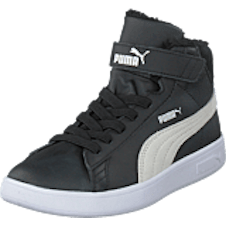 Puma Smash V2 Mid L Fur V Ps Puma Black-puma White - Bild 9