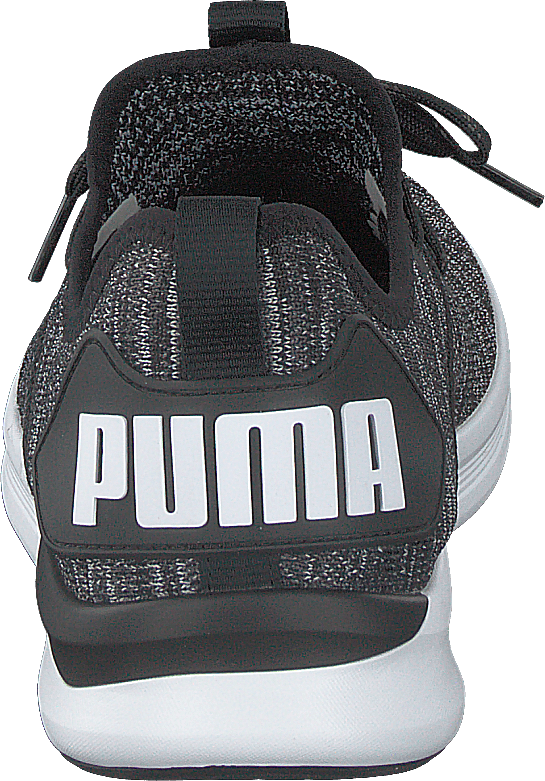 Ignite Flash Evoknit Puma Black-asphalt-puma White