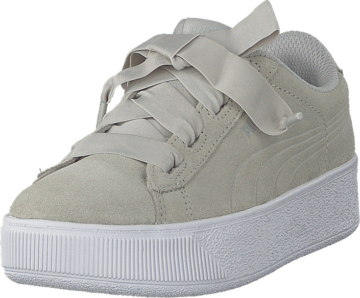 puma vikky platform silver