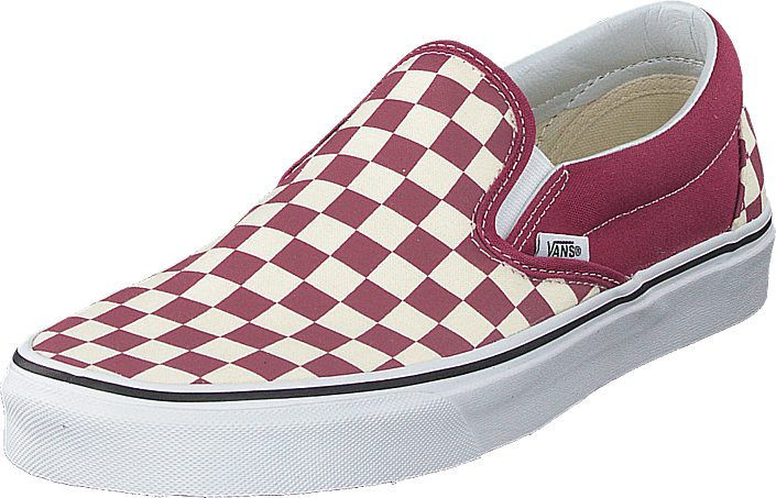 vans slip on checkerboard rosa