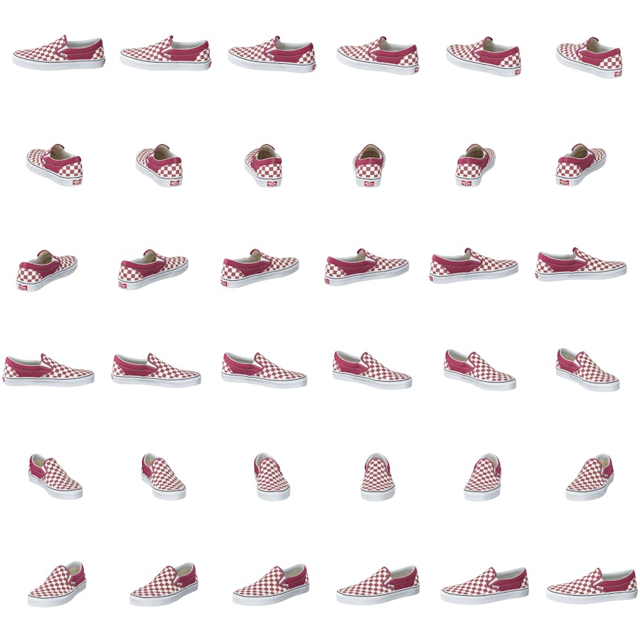 Ua Classic Slip-on (checkerboard) Dry Rose/white - Bild 8