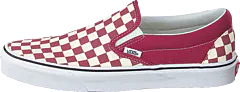Vans - Ua Classic Slip-on (checkerboard) Dry Rose/white