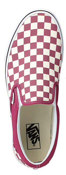 Ua Classic Slip-on (checkerboard) Dry Rose/white