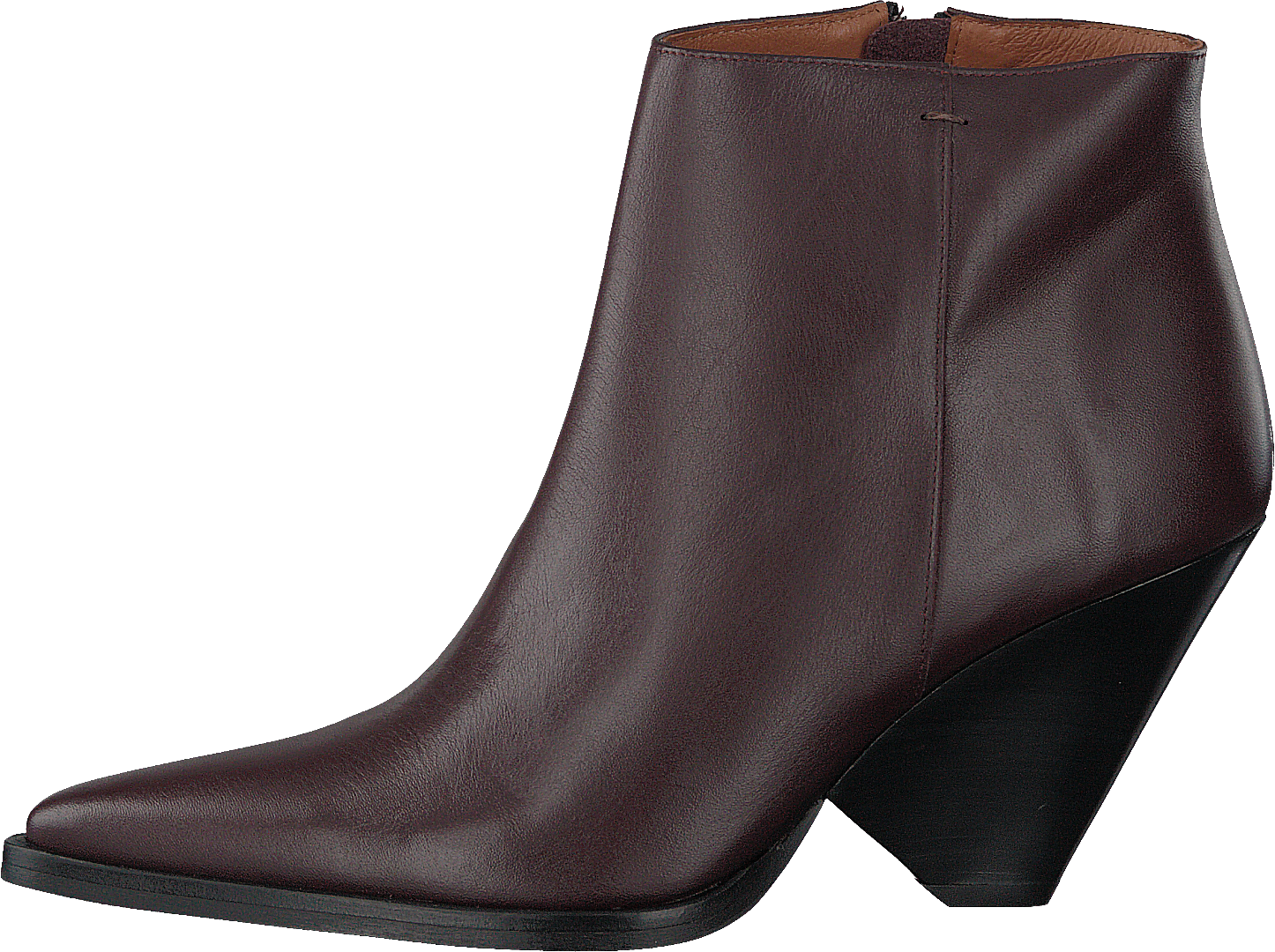 Dallas Boots Dark Wine, Female, Chaussures, Bottes hautes et Bottines, bottines, Gris/Marron, EU 40