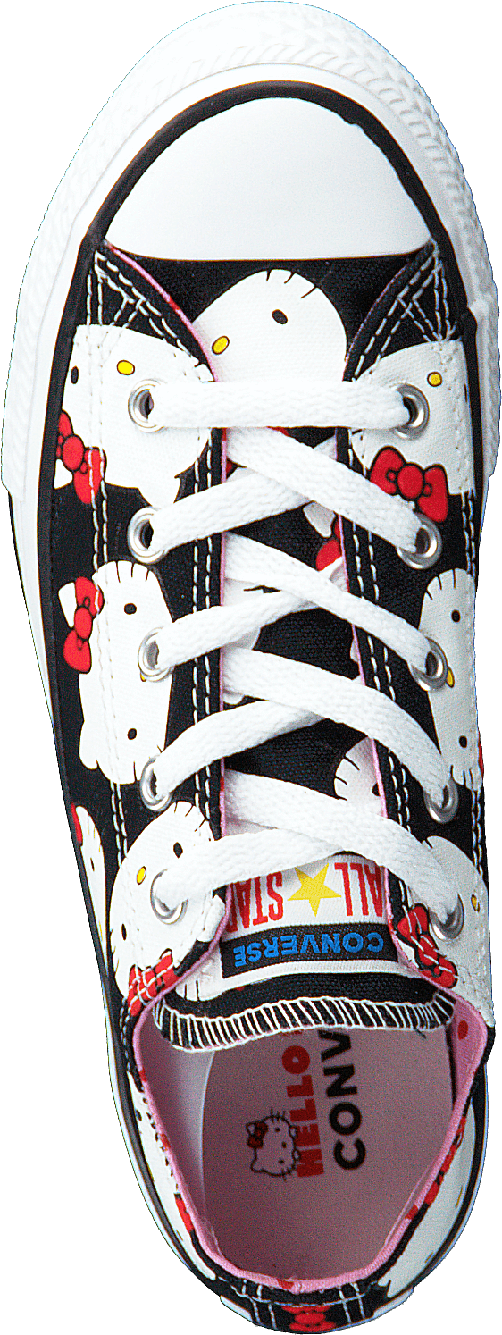 Chuck Taylor All Star Ox Black/prism Pink/white