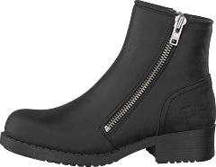 Mid Zip Boot Warm Lining Black/shiny Silver - Bild 10