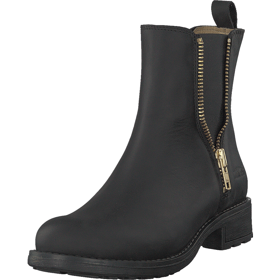 Low Chelsea Boot Black/shiny Gold - Bild 3