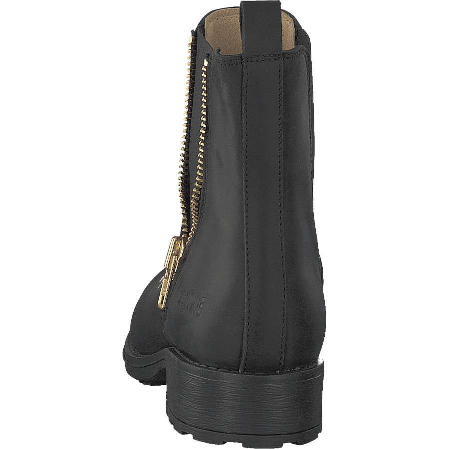 Low Chelsea Boot Black/shiny Gold - Bild 5