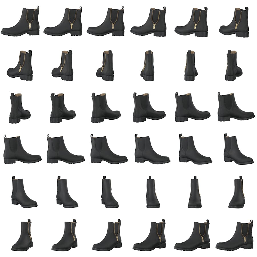 Low Chelsea Boot Black/shiny Gold - Bild 8