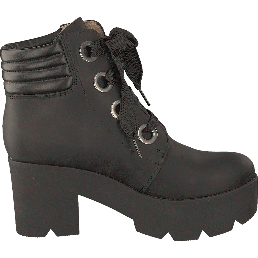 Mid Lace Boot Black/silver - Bild 2