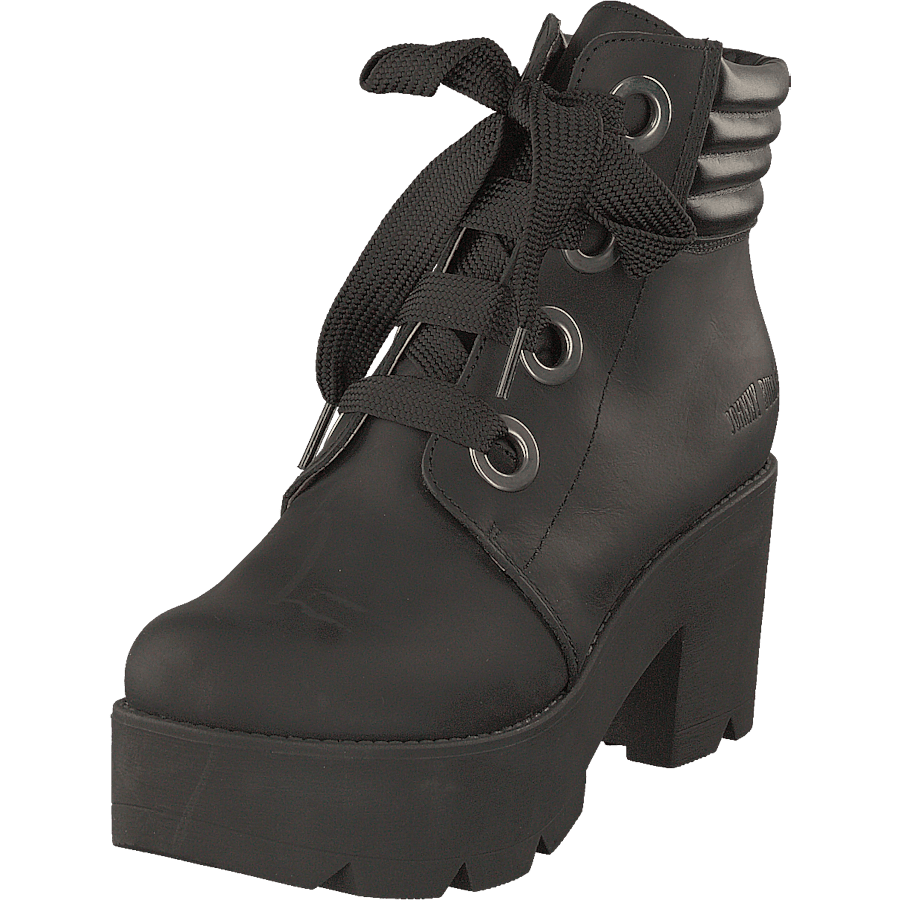 Mid Lace Boot Black/silver - Bild 3