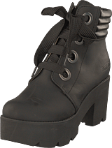Mid Lace Boot Black/silver - Bild 9