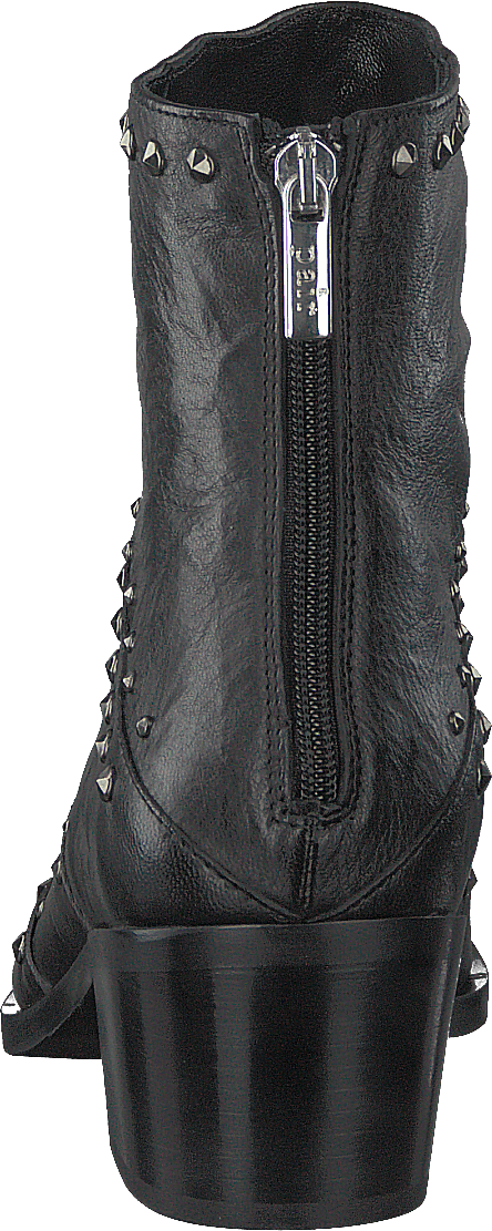 Rivet Flat Boot Terry Nero, Rivets Fucile