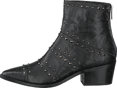 A Pair - Rivet Flat Boot Terry Nero, Rivets Fucile