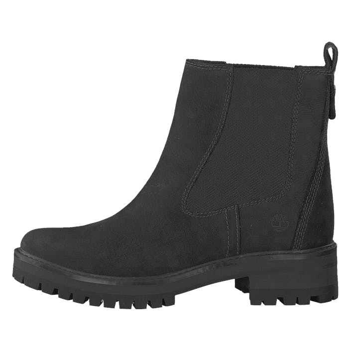 Cormayeur Valley Chelsea Black Nubuck, Female, Shoes, Boots, chelsea boots, Black, UK 7