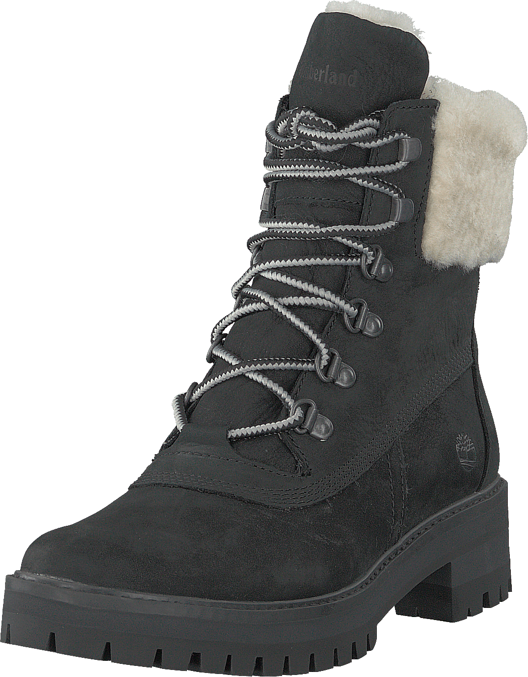 Courmayeur Valley 6" Shearling Black Nubuck