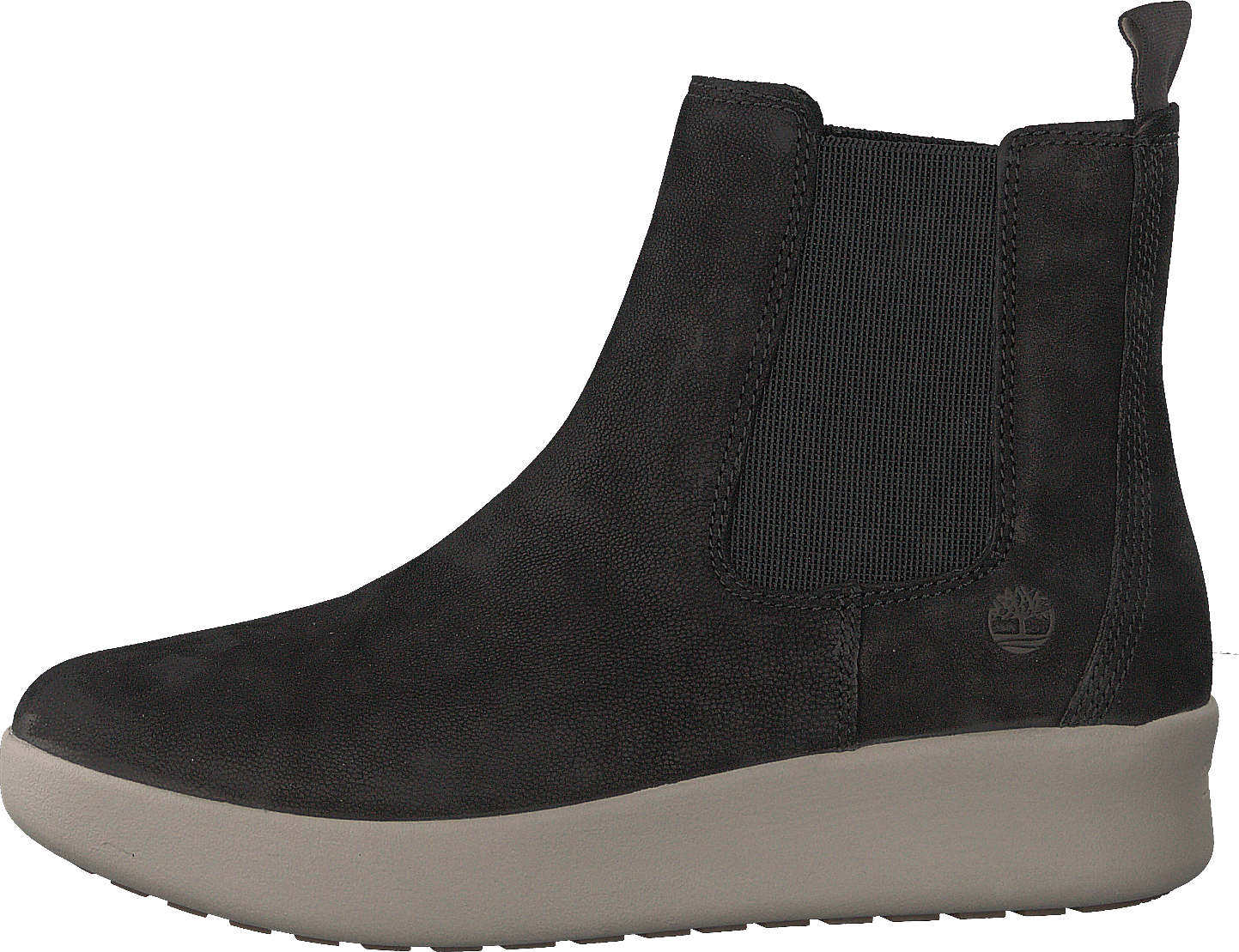 Berlin Park Chelsea Black Nubuck, Female, Buty, Botki i Sztyblety, chelsea boots, Czarny, EU 39