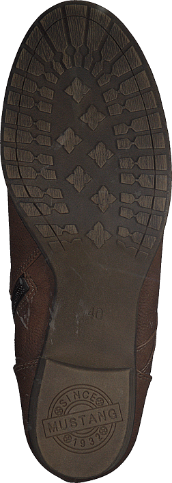 Mustang - Damen-schnür-stiefelette Kastanie