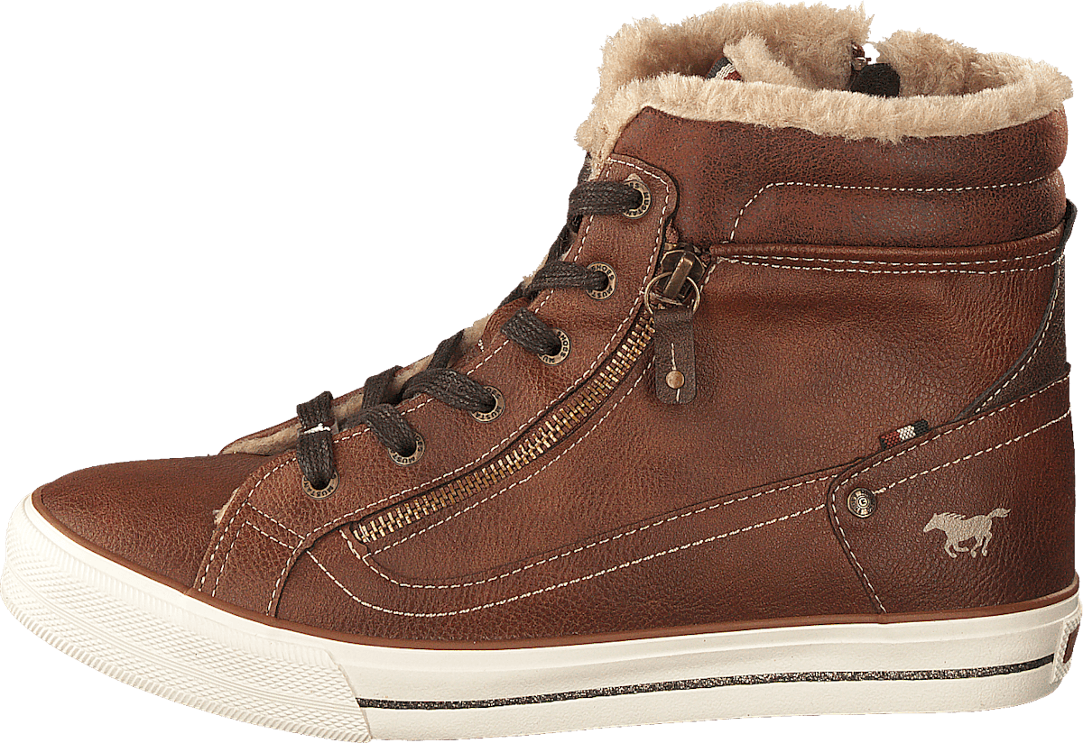 High Top Sneaker Kastanie