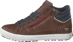 Mustang - High Top Sneaker Braun