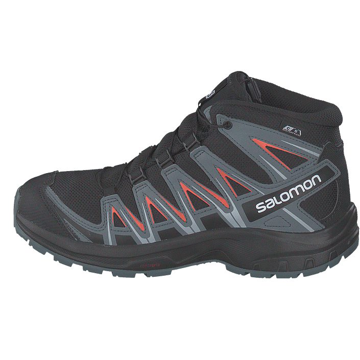 Buy Salomon Xa Pro 3d Mid Cswp J Black Stormy Weather Cherry To Shoes Online Footway Ie