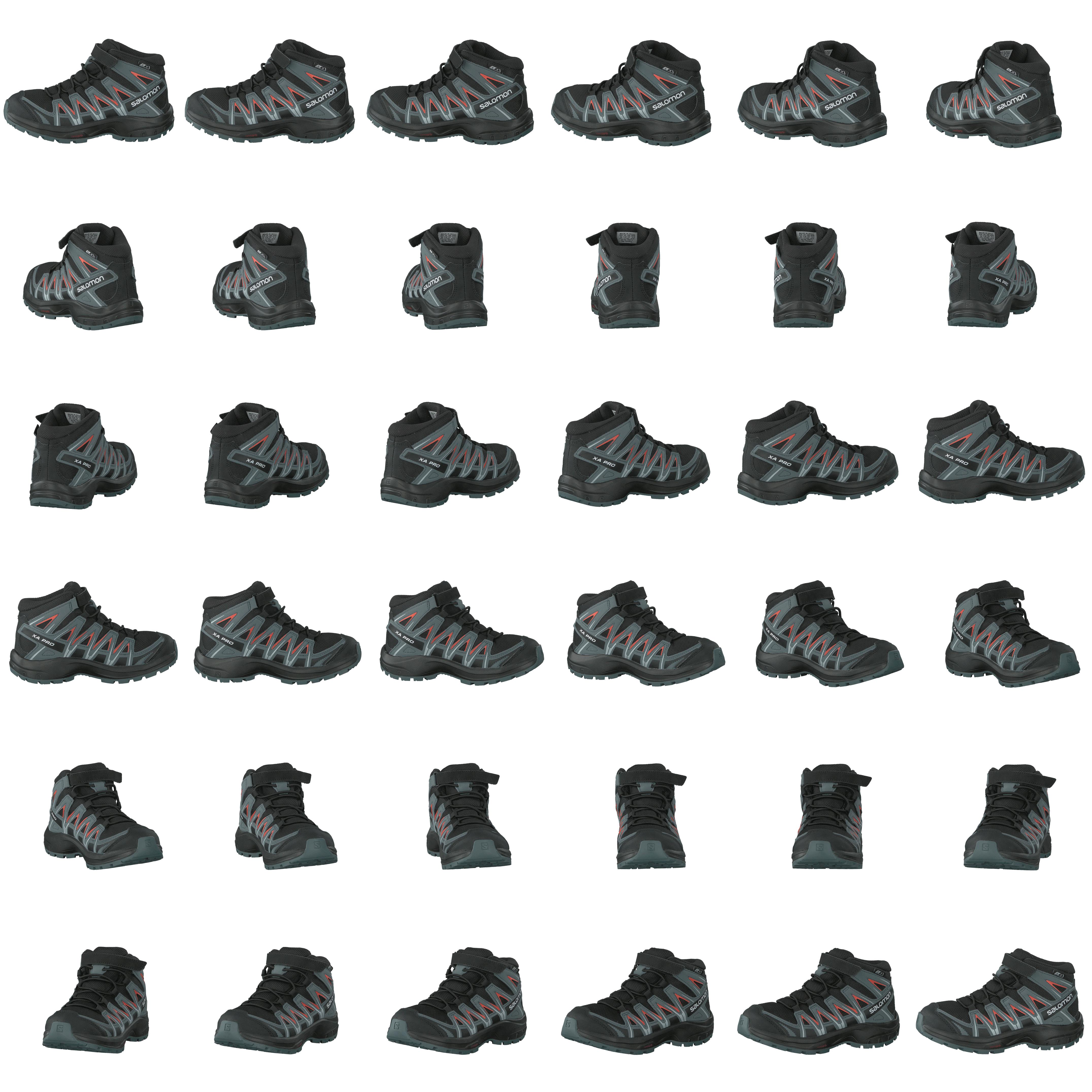 Xa Pro 3d Mid Cswp K Black/stormy Weather/cherry To - Bild 8