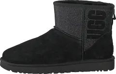 UGG - Classic Mini Ugg Sparkle Black