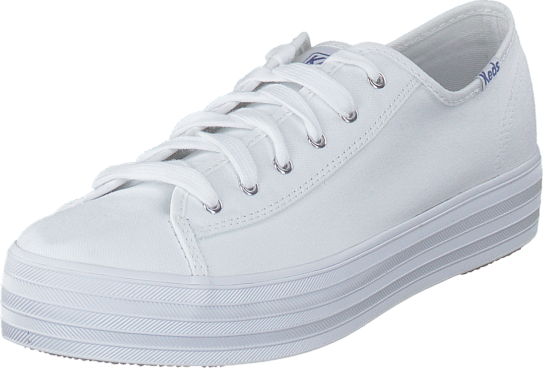 Triple Kick Canvas White