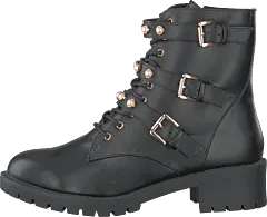 Bianco - Pearl Biker Boot Black