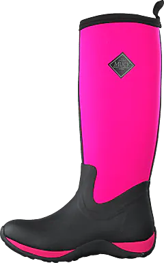 Muckboot - Arctic Adventure Tall Black/hot Pink