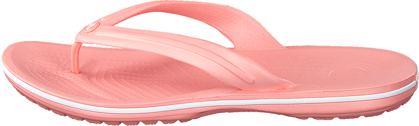 Crocband Flip Melon/white, Female, Scarpe, Sandali e Pantofole, Infradito, Bianca, EU 41/42