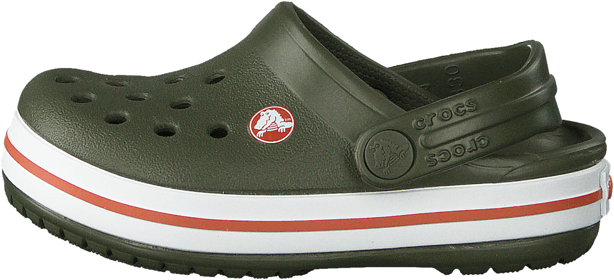 Crocband Clog Kids Army Green/Burnt Sienna