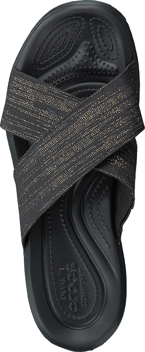 Crocs - Capri Shimmer Xband Sandal W Black/black