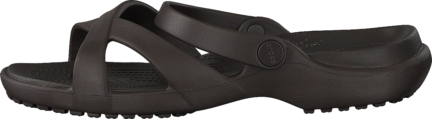 Meleen Crossband Sandal W Espresso, Female, Schoenen, Sandalen en Sloffen, sandalen, Zwart, EU 42/43