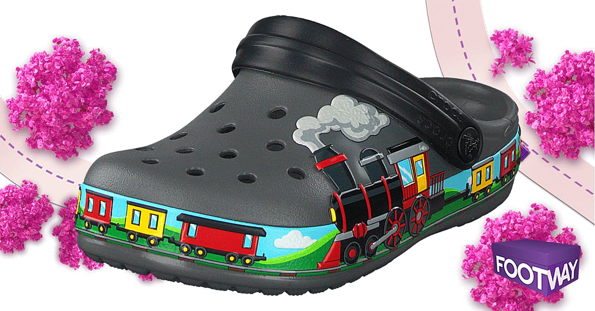 Fun Lab Train Band Clog Kids Slate Grey - Bild 4