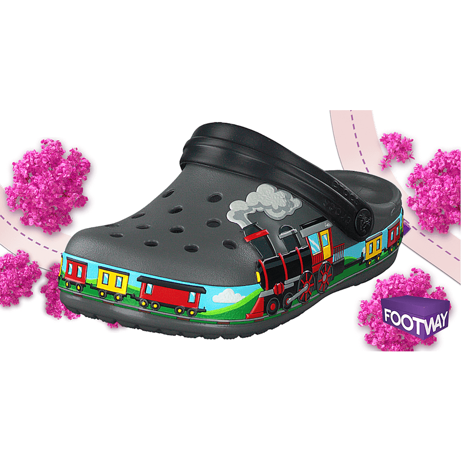 Fun Lab Train Band Clog Kids Slate Grey - Bild 4