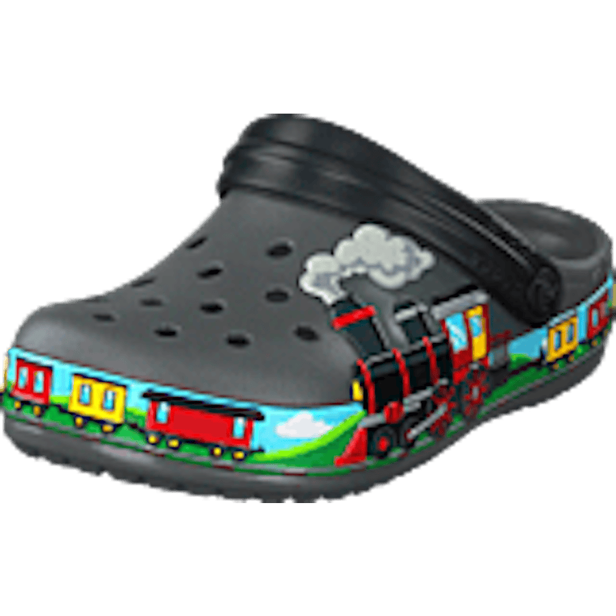 Fun Lab Train Band Clog Kids Slate Grey
