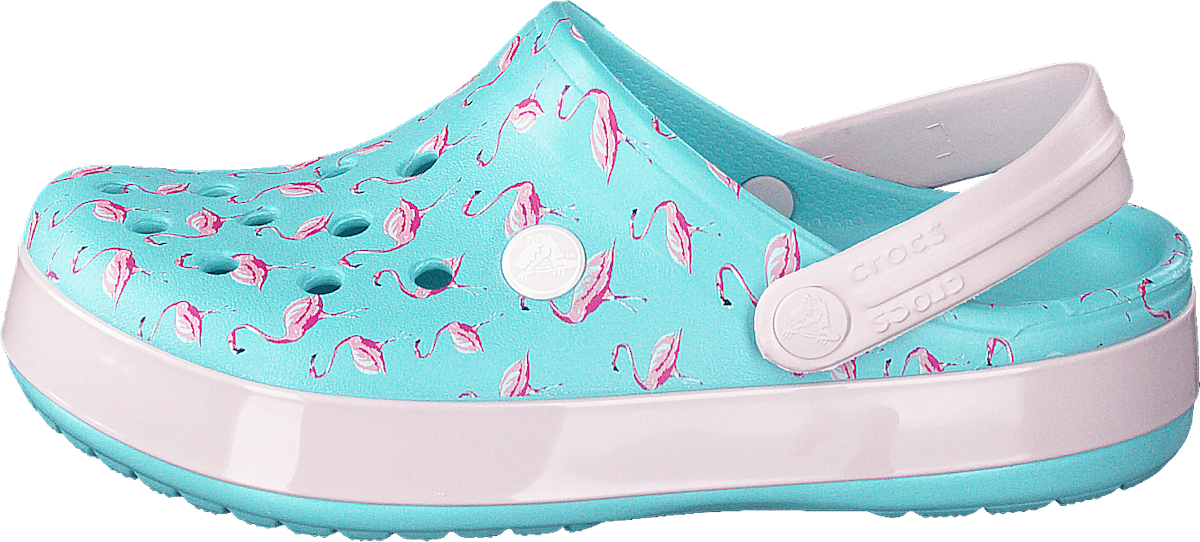 Crocband Multigraphic Clog K Ice Blue