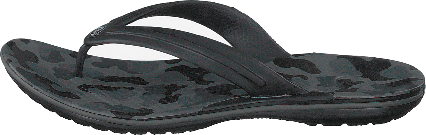 Crocband Seasonal Graphic Flip Slate Grey/black, Unisex, Scarpe, Sandali e Pantofole, Infradito, Nero, EU 42/43