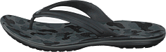 Crocs - Crocband Seasonal Graphic Flip Slate Grey/black